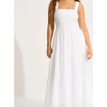 Dámské šaty Seafolly - Beach edit šaty white M 54865-DR