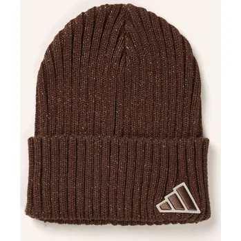 Čepice Adidas Čepice Melange, tmavě hnědá