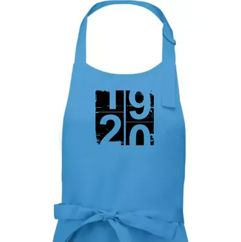 Kuchyňská zástěra Tachometr 20 - Pánská zástěra na vaření - Univerzální velikost ( Světlý tyrkys )