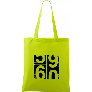 Tachometr 60 - Taška bavlněná - 42 x 38 cm ( Limetková )