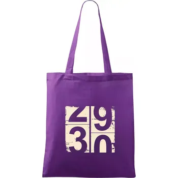 Tachometr 30 - Taška bavlněná - 42 x 38 cm ( Fialová )