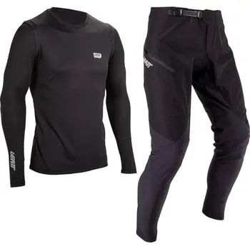 Pánské cyklistické tretry Komplet - LEATT MTB 1.0 Ride Kit 2025 - Black 38