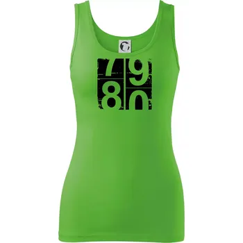 Dámské tričko Tachometr 80 - Dámské tílko - 2XL ( Apple Green )