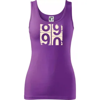 Dámské tričko Tachometr 90 - Dámské tílko - 2XL ( Fialová )