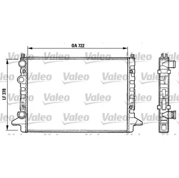 Chladič motoru Chladič, chlazení motoru VALEO 731008