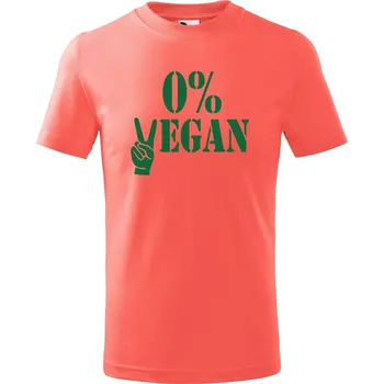Dětská móda DOBRÝ TRIKO Dětské tričko 0% vegan Velikost: 158/12 let, Barva: Khaki