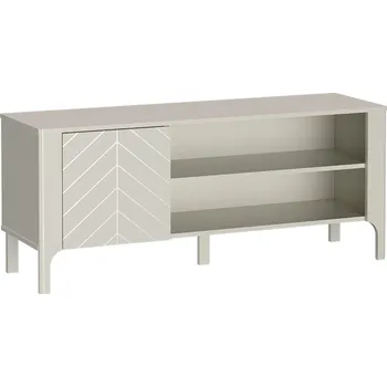 Televizní stolek Televizní stolek KENORA kašmír, MDF, 1D, moderní design, stabilní nohy