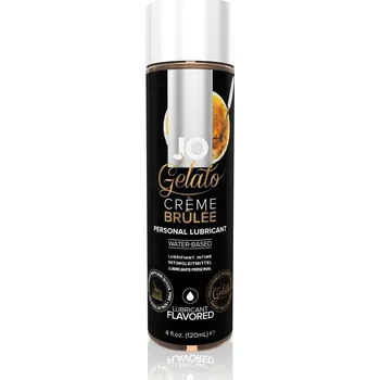 System JO Gelato Crème Brûlée 120 ml, lubrikant na vodní bázi s příchutí crème brûlée