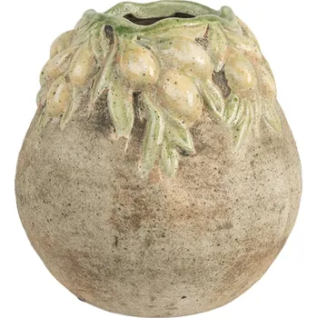 Květináč Clayre & Eef - Terakotový květináč LEMONS 6TE0585