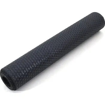 Příslušenství pro plot Šedá plastová ratanová stínicí rohož umělý ratan (role) - délka 300 cm, výška 90 cm, 81111356