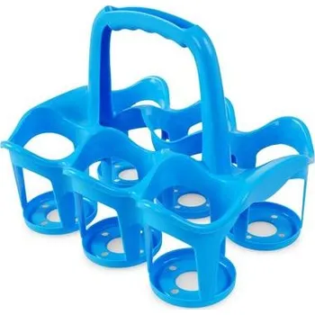 Dezinfekce Vodneslahváč držák na 6 ks nápojů modrý