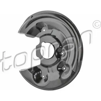 Brzdový kotouč Ochranný plech proti rozstřikování, brzdový kotouč TOPRAN 116 820