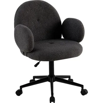 Kancelářské křeslo, šedá/černá, TURIO