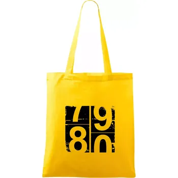 Tachometr 80 - Taška bavlněná - 42 x 38 cm ( Žlutá )