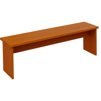 Zahradní lavice LSL - 3 lavička šatní, 450x1200x350, třešeň šumavská