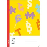 Školní sešit 513 - Písmena - A5, linkovaný, 10 listů - 2161