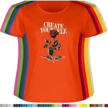 damske-levne-bavlnene-tricko-digitalni-potisk-vypestuj-ruzi Barva: Orange - pomerančová, velikost: XS