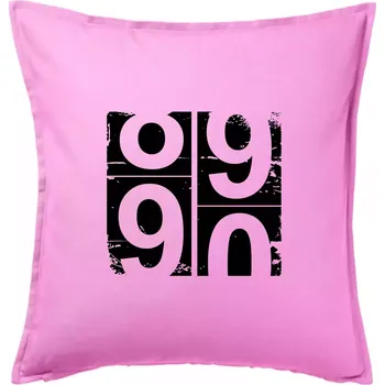 Polštář Tachometr 90 - Polštář 50x50 - 50x50 - Pouze potah ( Růžová )