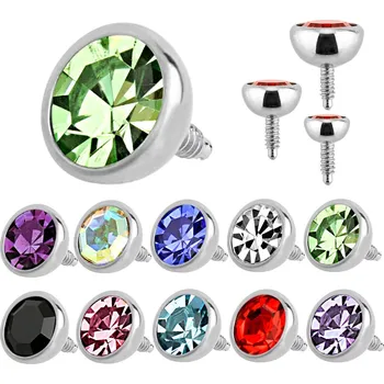 Piercing Šperky4U Náhradní kamínek k labretě 1,2 mm - ND01009-04-B