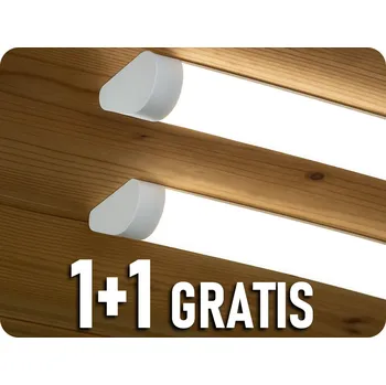 LED panel LED hranolový panel 10W, 30cm, 1+1 zdarma! Teplá bílá