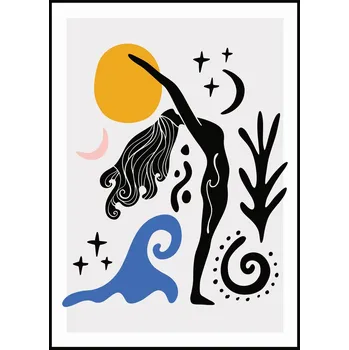 Plakát Jen tak z lásky Plakát Jóga Hora Rozměr plakátu: 50 x 70 cm