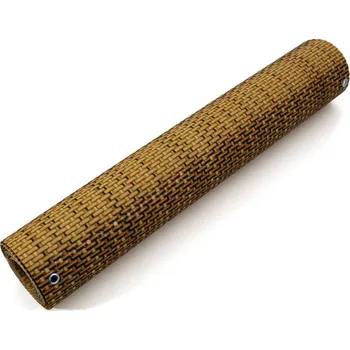 Příslušenství pro plot Béžovo-hnědá plastová ratanová stínicí rohož umělý ratan s oky (role) - délka 300 cm, výšk, 81111509