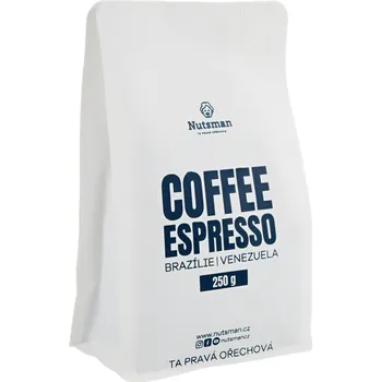 Káva NUTSMAN Coffee Espresso - Ta pravá ořechová Množství: 250 g