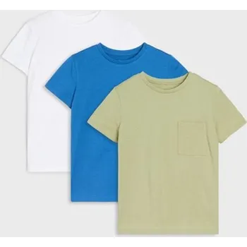 Chlapecká mikina Sinsay - Sada 3&nbsp;triček - olivová - 823EY-81X - 823EY-81X-122