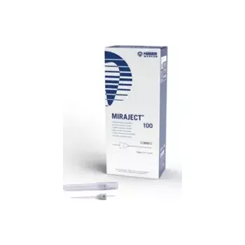 Injekční jehla Miraject karpulové jehly 100ks, 0,4x35mm, 30/42, G27 šedé