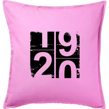 Polštář Tachometr 20 - Polštář 50x50 - 50x50 - Pouze potah ( Růžová )