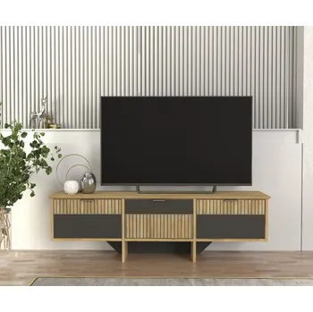 Televizní stolek LENTA stojan na televizi, safir/antracit/bona