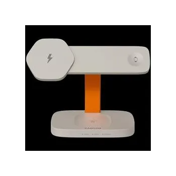 CANYON Bezdrátová nabíječka HEXAGON WCS-310 3in1 Grey/Orange