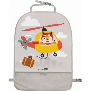 Příslušenství pro přepravu dětí FreeOn Ochrana sedadla s kapsou - Fox