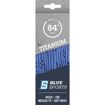 Blue Sports Titanium hokejové tkaničky - 0 - modrá - 244 cm