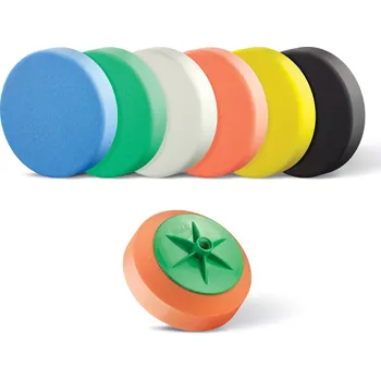 Lešticí kotouč Leštící houbička středně tvrdá žlutá BOLL, 0030097