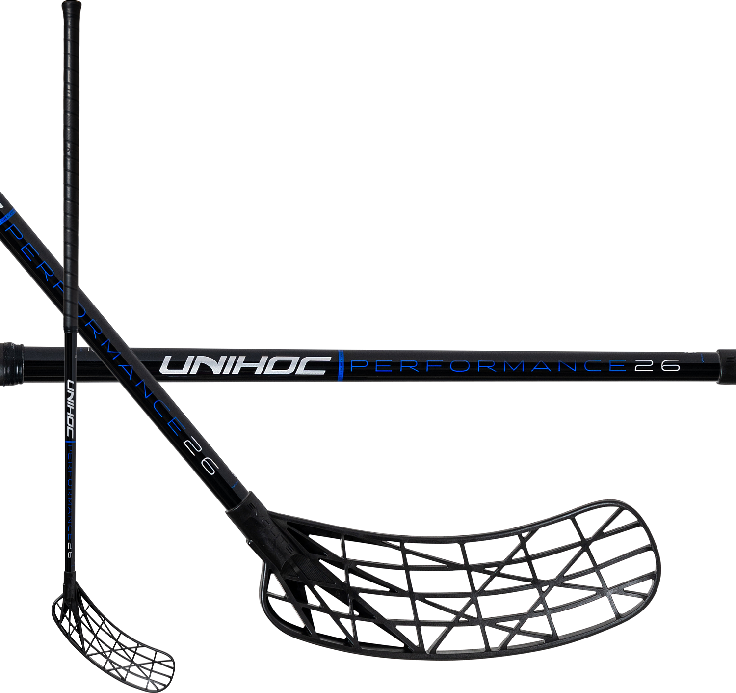 Unihoc Evolite Performance Mid FL 26 Black vel. 96cm (= 106cm) pravá kulatá (pravá ruka dole)