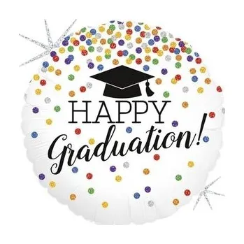 Balónek Foliový balonek Happy Graduation! 45 cm