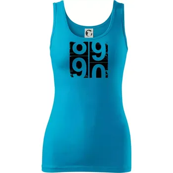 Dámské oblečení Tachometr 90 - Dámské tílko - M ( Světlý tyrkys )