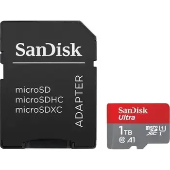 Paměťová karta SanDisk Ultra microSDXC 1TB 150MB/s A1 Class10 UHS-I + Adaptér