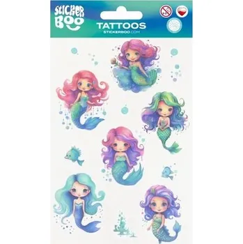 Odstranitelné tetování Tetovací obtisk mořská víla