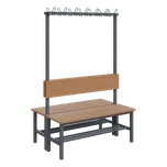SVO - 120 stěna oboustranná věšáková RAL 7046 - šedá