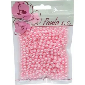 Dětské navlékací korálky Korálky 8mm růžové plastové 50 g