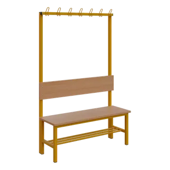 Věšák SVJ - 120 stěna jednostranná věšáková RAL 1028 - žlutá