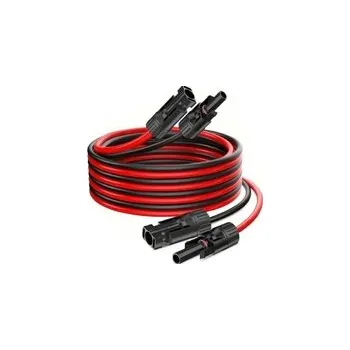 solární kabel Solární kabel 4mm2, červený+černý s konektory MC4,prodloužení 3m
