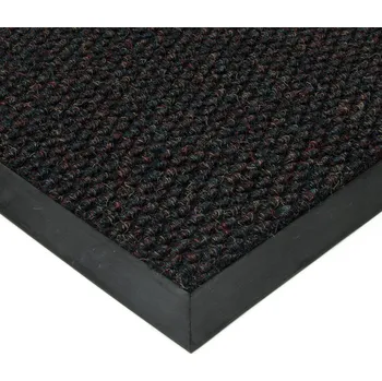 Černá textilní zátěžová vstupní čistící rohož Fiona - 130 x 180 x 1,1 cm, 77225019