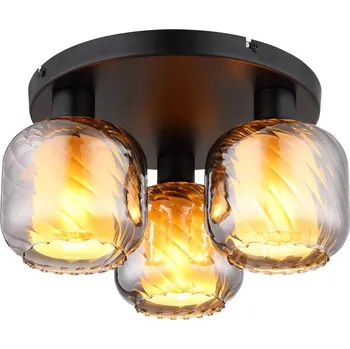 Svítidlo Globo XIA 15754-3D přisazené stropní svítidlo E27 + sada - Trio LED žárovka 2x10W | E27 | 3000K | 806lm