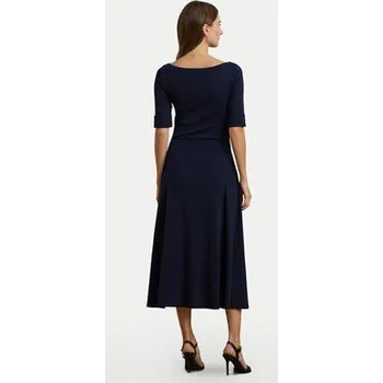 Dámské oblečení LAUREN RALPH LAUREN Každodenní šaty 200973599002 Tmavomodrá Slim Fit XL