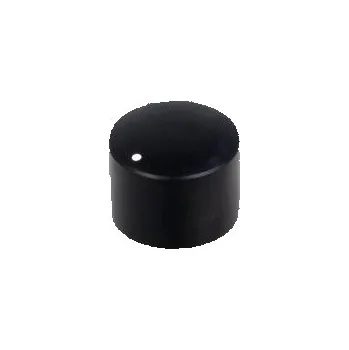 Knoflík Knoflík s ukazatelem hliník,termoplast Pr.hříd 6mm Ø25x18mm