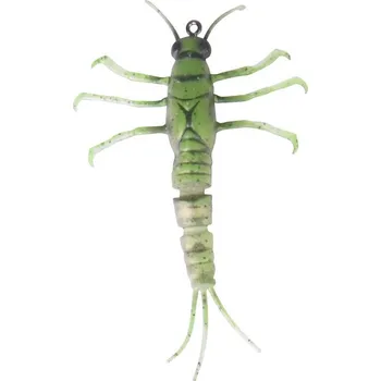 Umělá nástraha Savage Gear Gumová nástraha 3D TPE Mayfly Nymph Green - 5 cm 2,5 g
