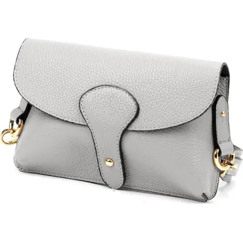 Kožená kabelka Luka šedá KZ2257805